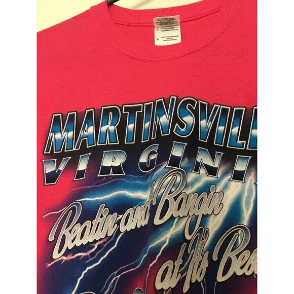 Gildan Adult Unisex Graphic Print T-Shirt "Virginia Beach 2012" Size M Pink - Picture 5 of 12